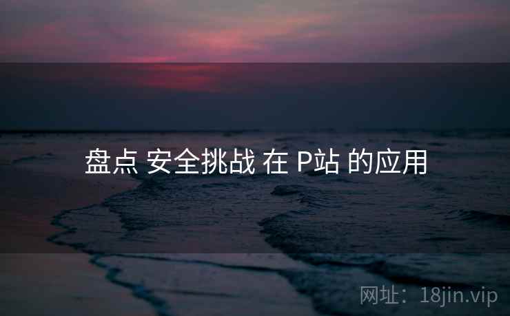 盘点 安全挑战 在 P站 的应用  第1张